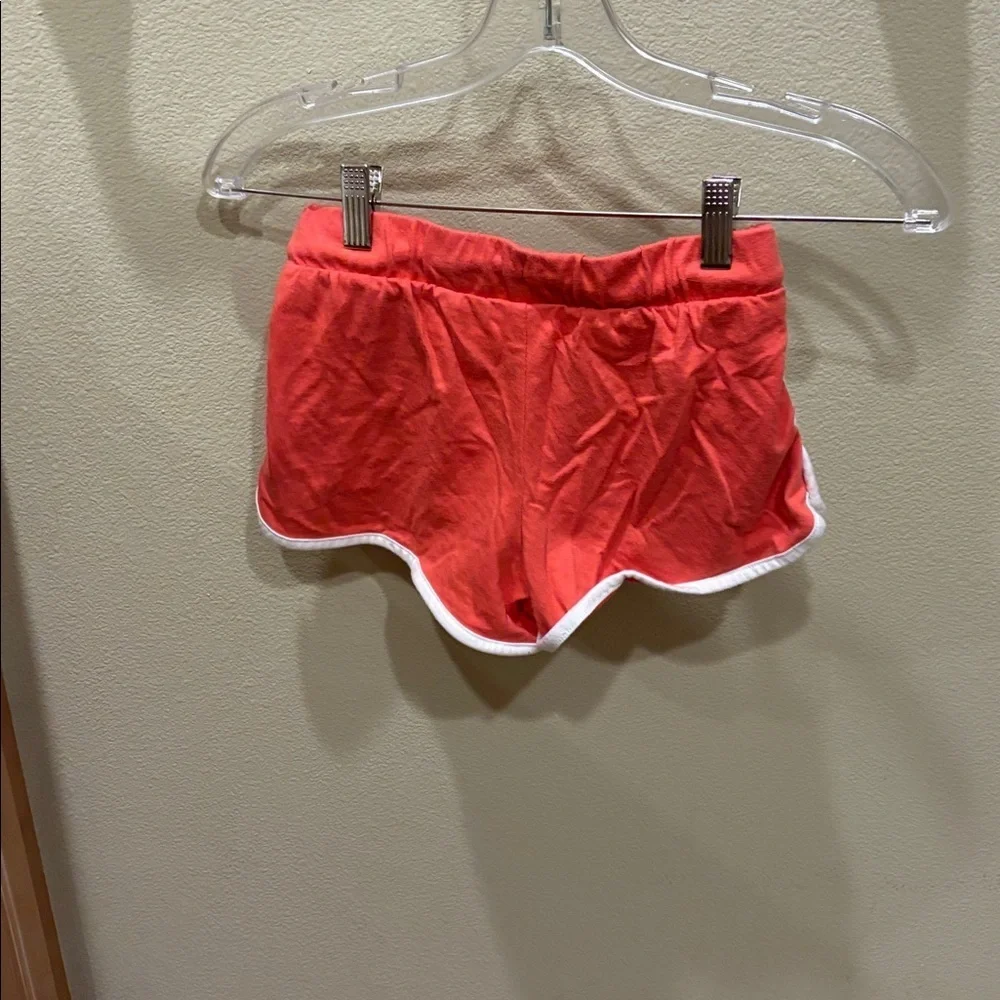 Old Navy Red Athletic Shorts with White Trim